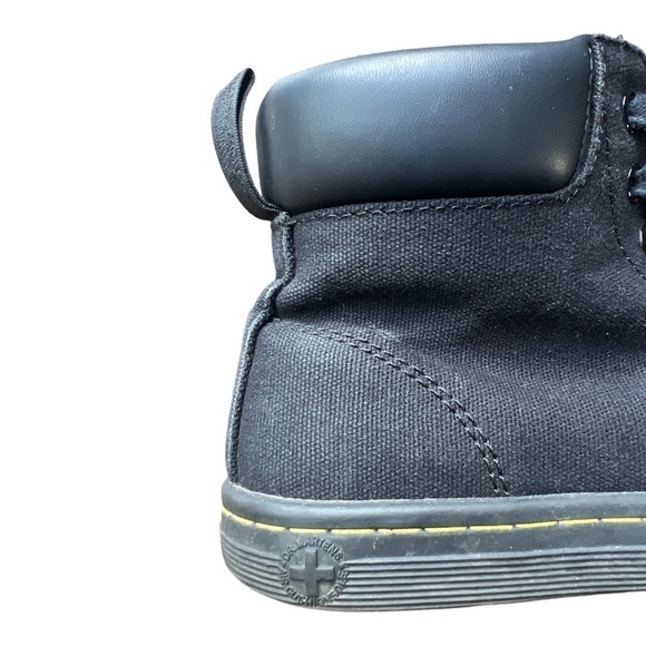 Dr Martens Maelly Women’s Black Canvas 6 Eye Ankle Boots Lightweight, Size 7 - Picture 7 of 11